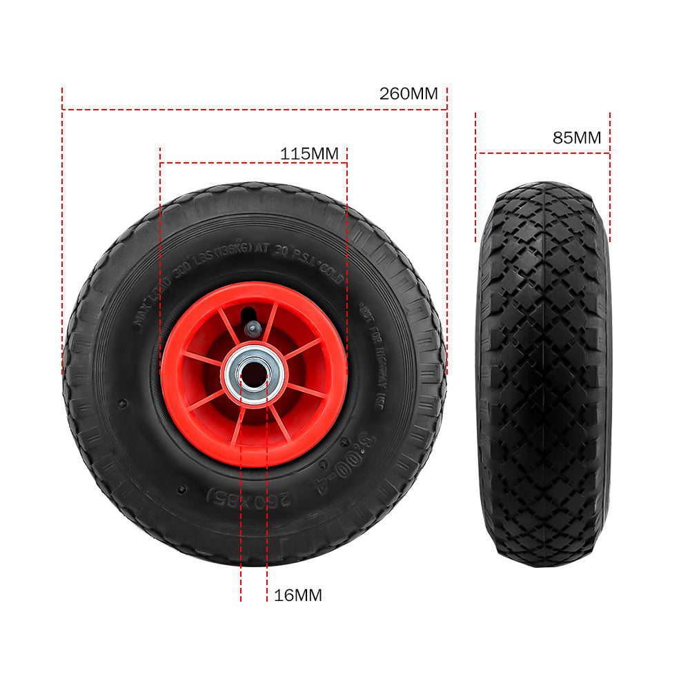 Go Cart Wheels Cart Tire Wheel Barrow Wheels Trolley Wheels