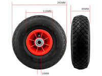 Thumbnail for Go Cart Wheels Cart Tire Wheel Barrow Wheels Trolley Wheels