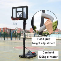 Thumbnail for Basketball hoop triangular support bar base