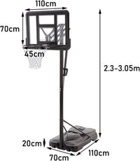 Thumbnail for Basketball hoop with plastic spray anti-rust finish