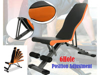 Thumbnail for Adjustable FID Sit Up Weight Bench