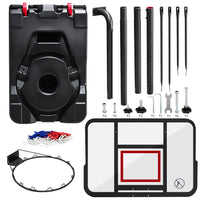 Thumbnail for Basketball Hoop with stand height adjustable Hoop 3.05m