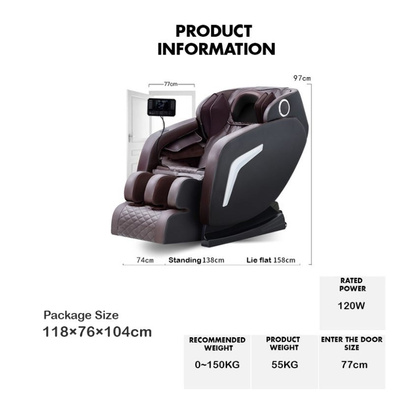 Massage Chair Full Body Zero Gravity Shiatsu