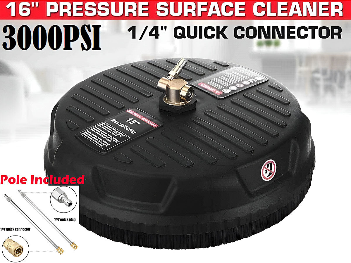 Surface cleaner cleaning outdoor decking