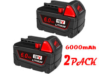 Thumbnail for Compatible Replacement Milwaukee M18 18V 6.0Ah Battery