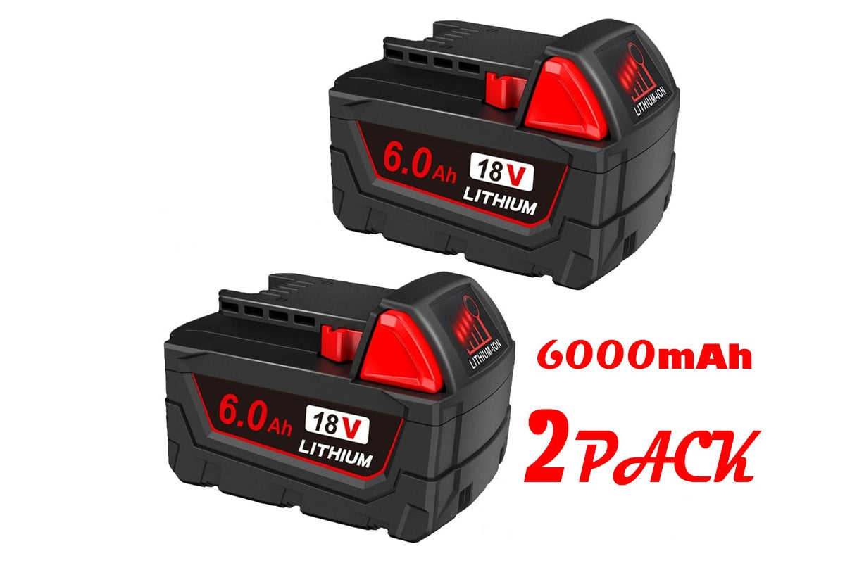 Compatible Replacement Milwaukee M18 18V 6.0Ah Battery