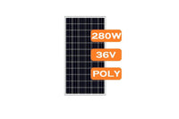 Thumbnail for 280W solar panel with MC4 connectors