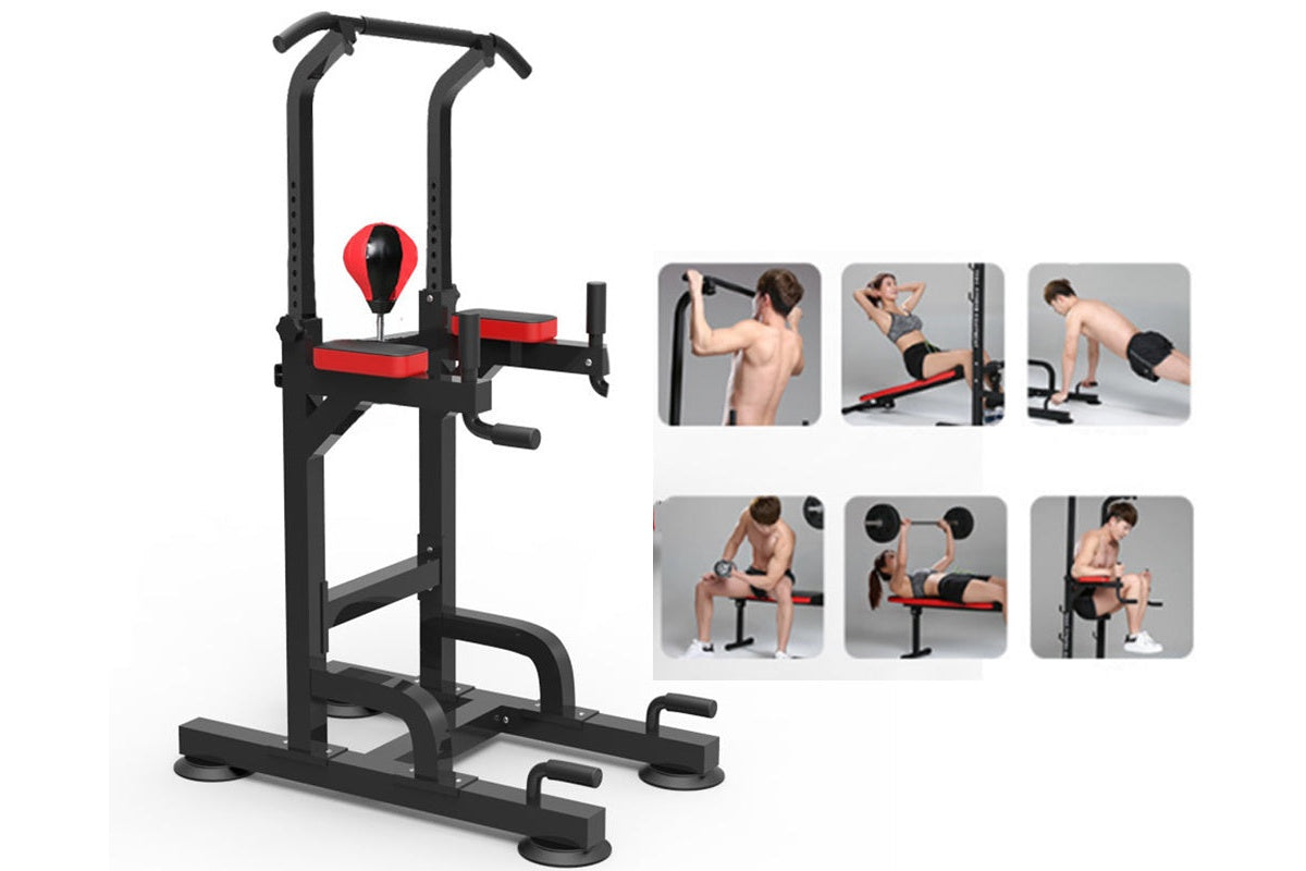 Chin Up Pull Up Chin Up Station Power Tower with Boxing