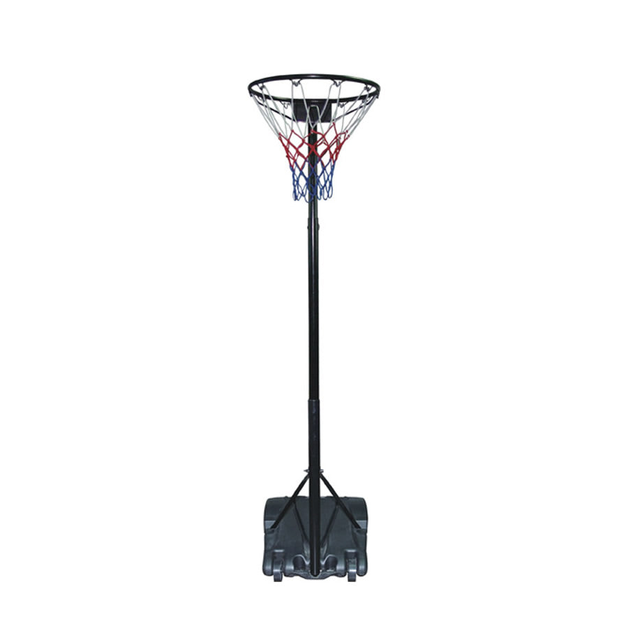 Wheeled base for easy movement of netball stand