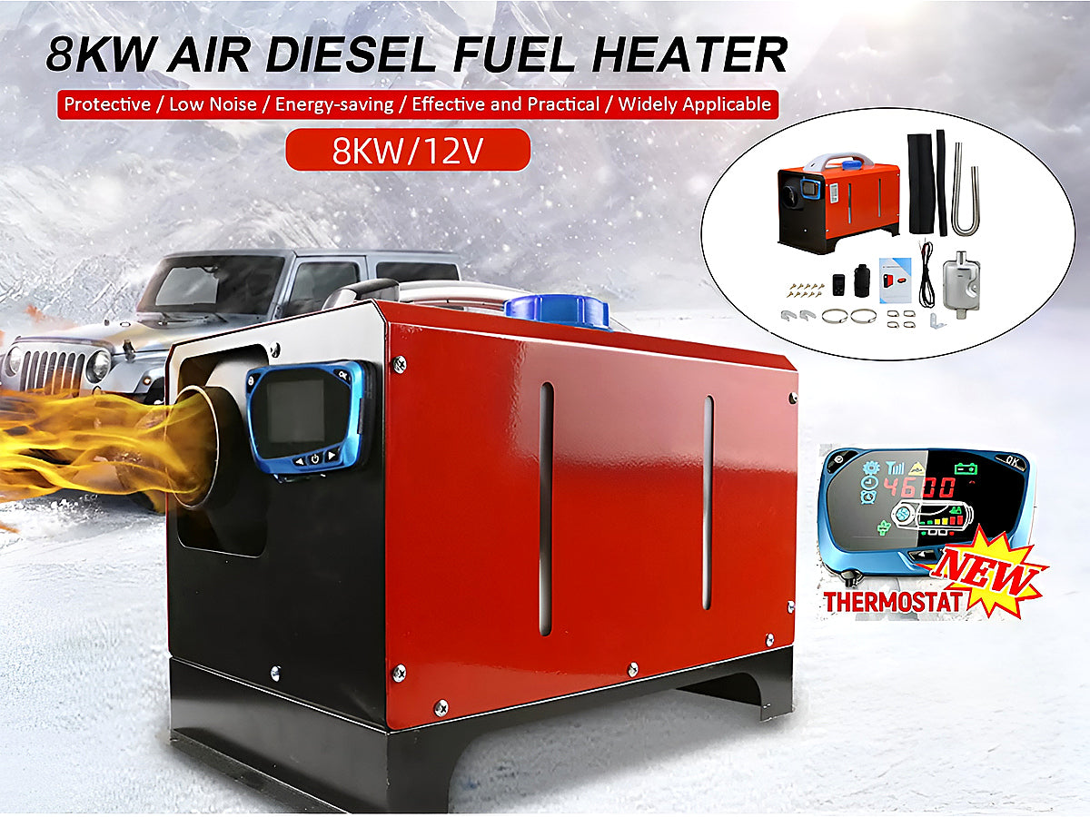 8KW diesel heater ready for vehicle use
