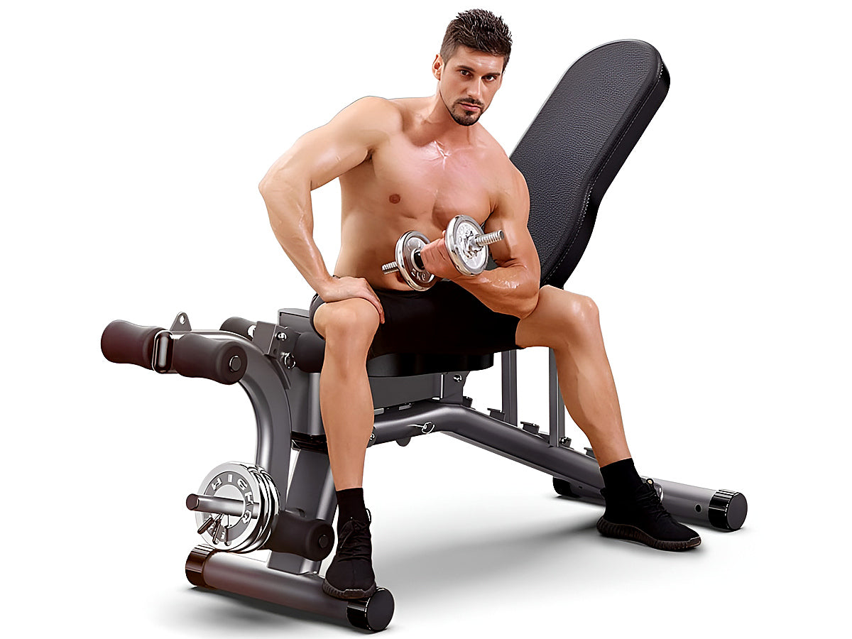 Adjustable FID Sit Up & Weight Bench