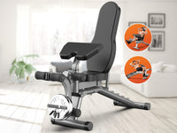 Thumbnail for Adjustable FID Sit Up & Weight Bench