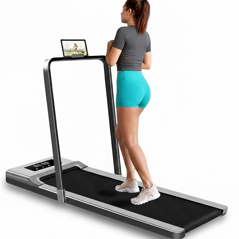 Treadmill speed and distance shown on display
