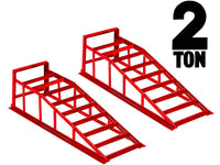 Thumbnail for Car Ramps Pair 2000kg Ramp Red