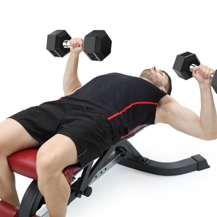 Dumbbell Set - 2X 10kg hex weights