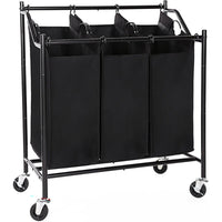 Thumbnail for Black metal frame and chrome finish tubes