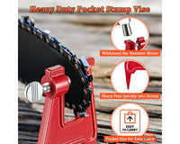 Thumbnail for Compact chainsaw sharpener for field use