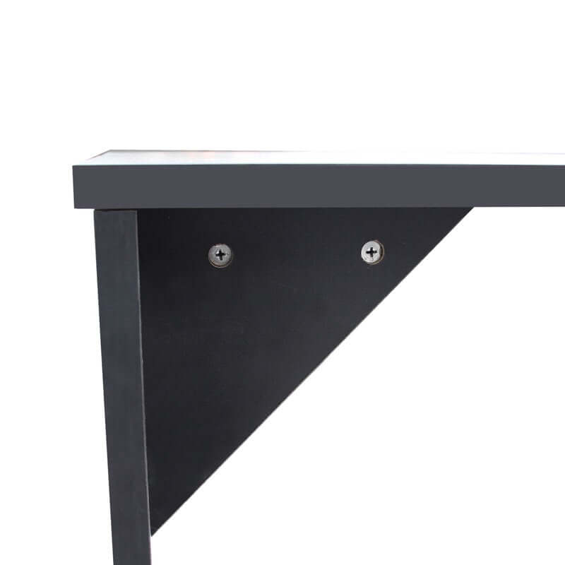 Computer desk with bookshelf