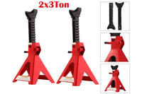 Thumbnail for Axle Stand Pair Steel Jack Auto Stands, 3 Ton Capacity