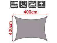 Thumbnail for Sun Shade Sail 4m*4m with hardware kit