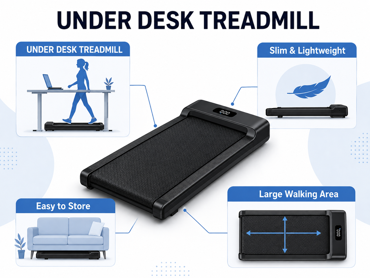 Treadmill Home Gym Foldable Treadmill