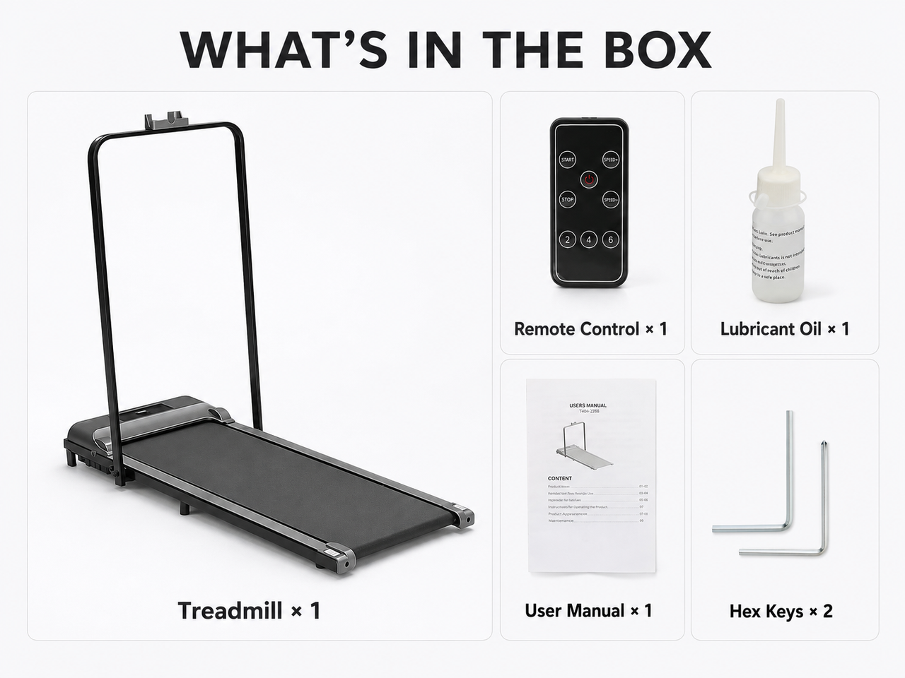 Treadmill Compact Flat Treadmill