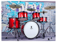 Thumbnail for Close-up of red bass drum