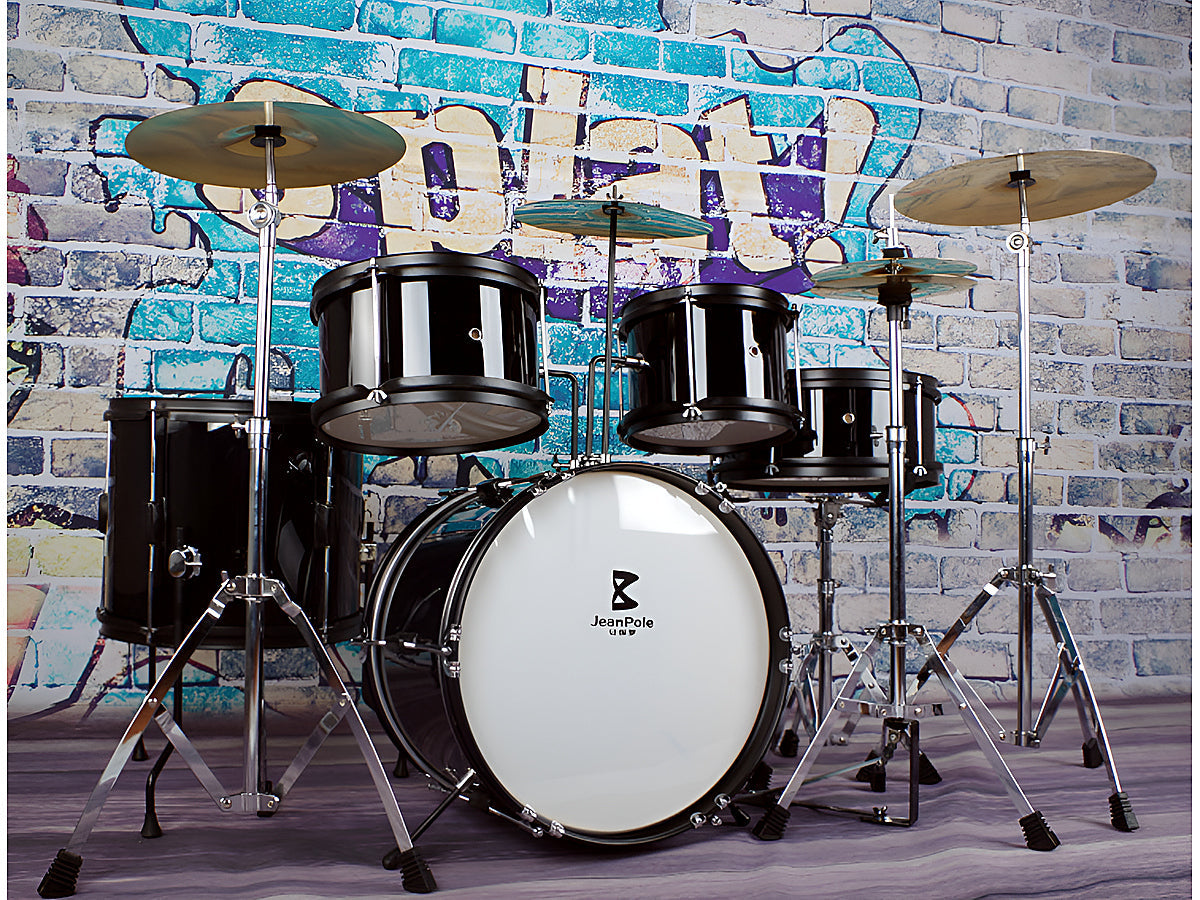 Drum kit cymbals including hi-hat and crash