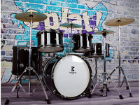Thumbnail for Drum kit cymbals including hi-hat and crash