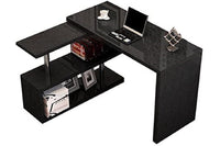 Thumbnail for Computer desk with adjustable 360 degree shelves