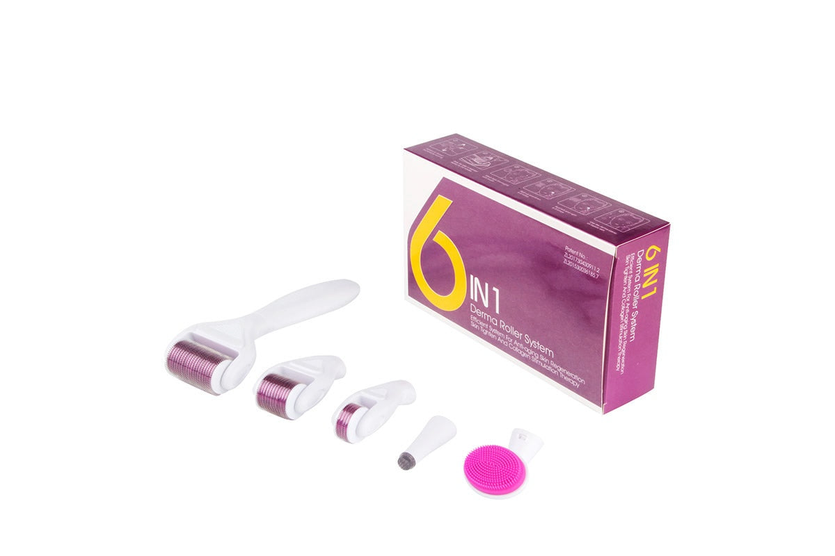 Body roller head with 1200 pins