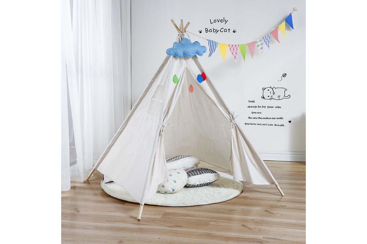 Tent side window for ventilation and safety