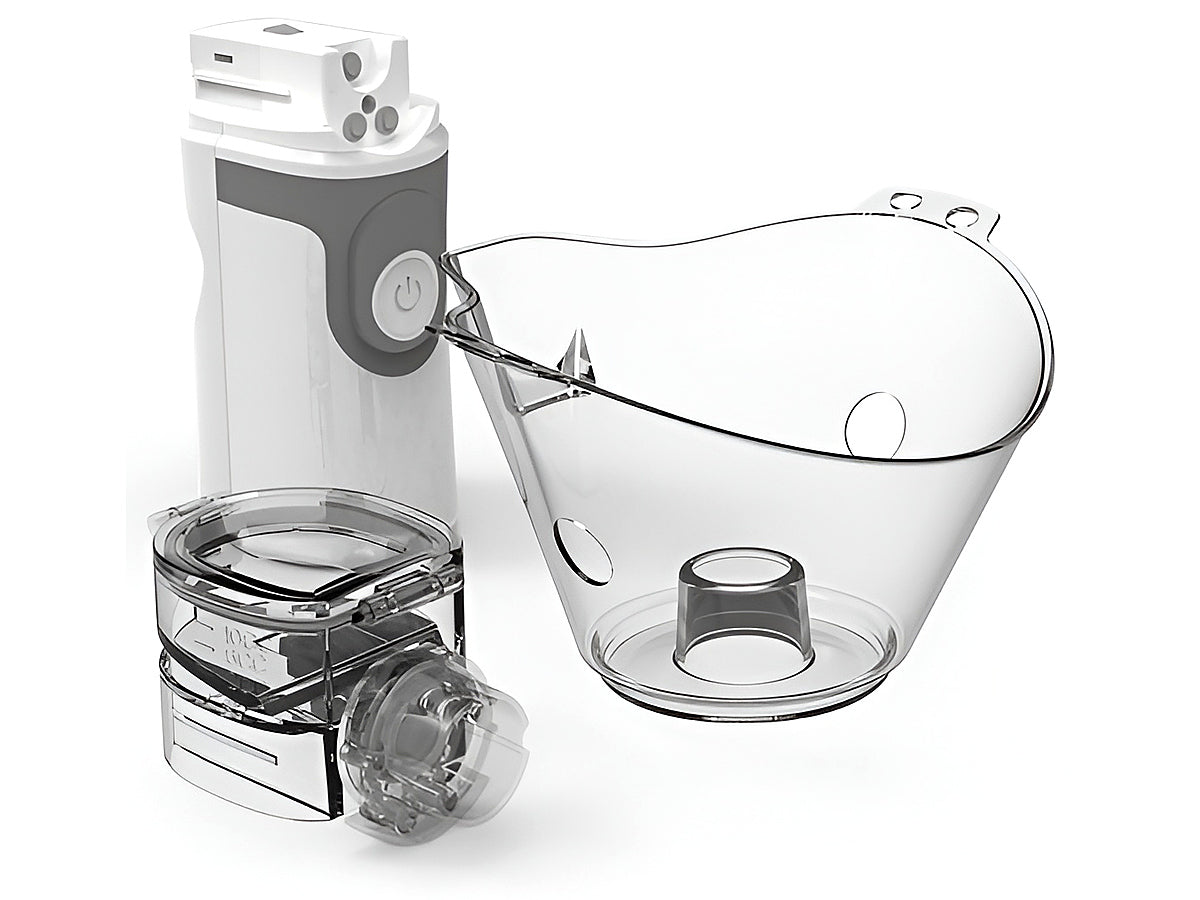 Ultrasonic inhaler mouthpiece included