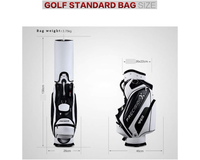 Thumbnail for Golf Bag Stand Club Carry Bag