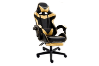 Thumbnail for Gaming chair with removable neck pillow and thick cushioning