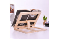 Thumbnail for Cookbook stand with adjustable tilt for eye comfort