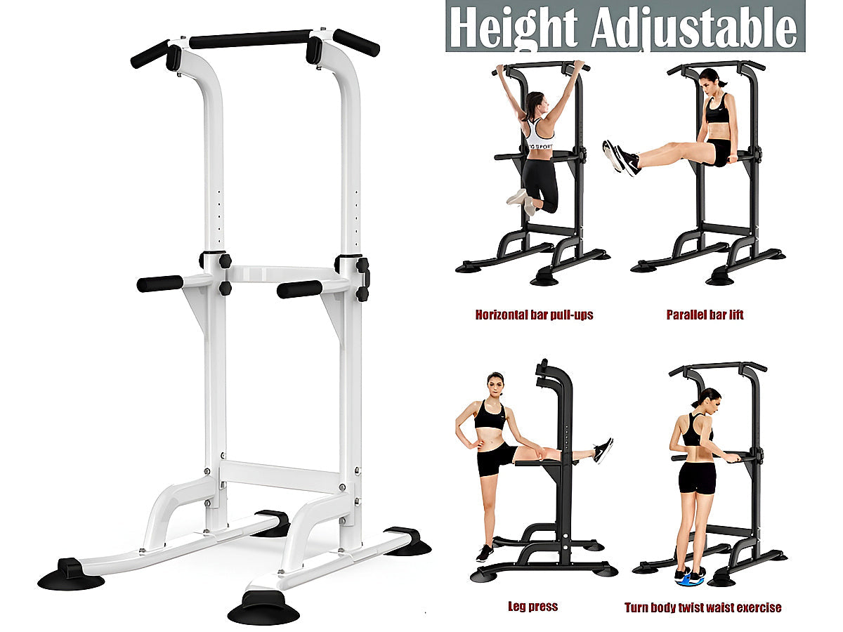 Power Tower Pull-Up & Chin-Up Station – Adjustable Workout Equipment