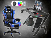 Thumbnail for Gaming Chair With Gaming Desk Table