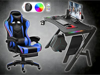 Thumbnail for Gaming Chair With Gaming Desk Table