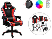 Thumbnail for Gaming Chair Office Chair With Foot Rest Racing Chair with Speaker and Light