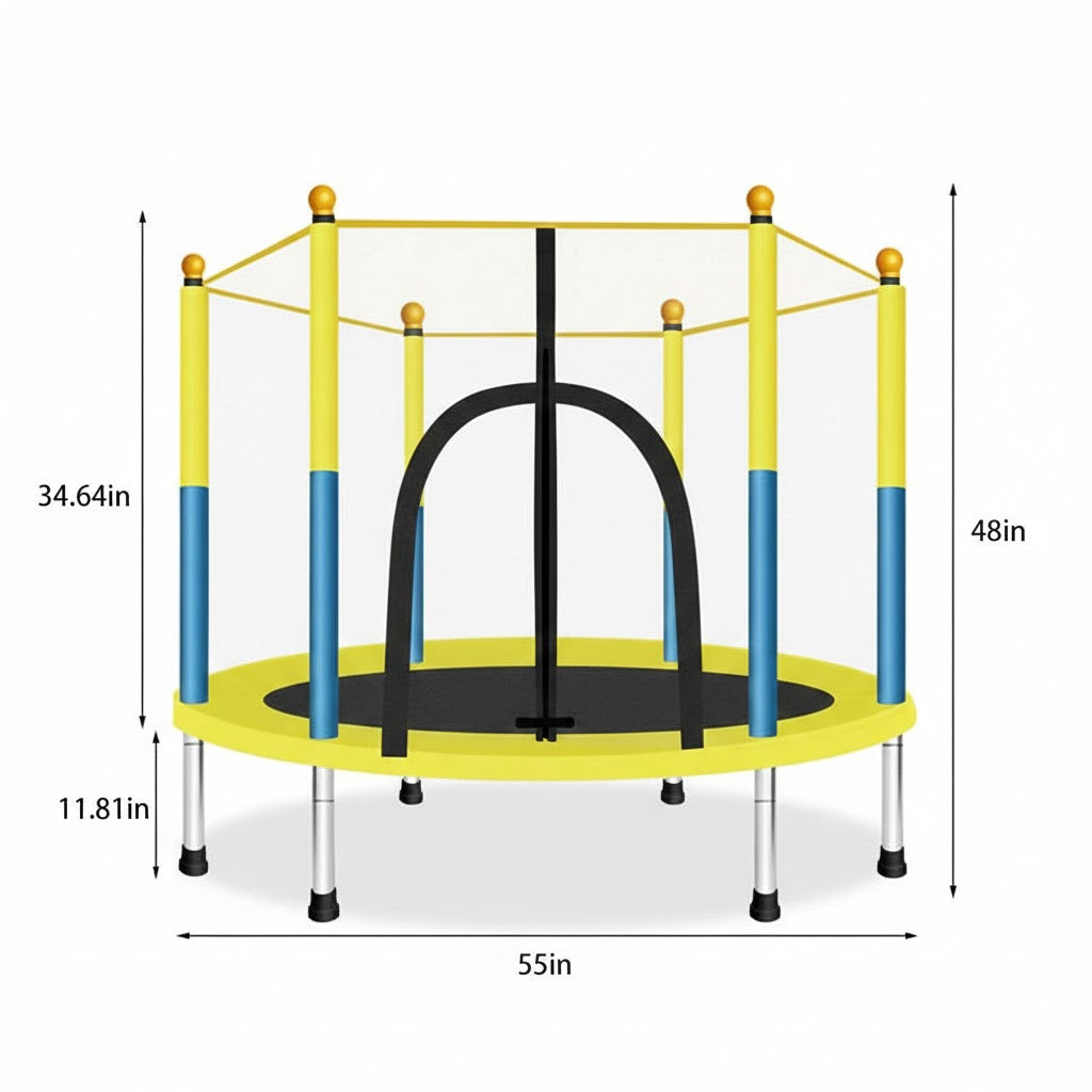 Mini Kids Trampoline 55 inch