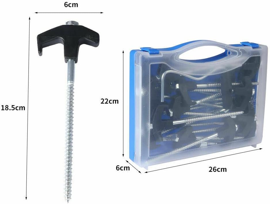 20Pcs Camping Tent Pegs