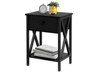 Thumbnail for Bedside Table with Drawers Brand New