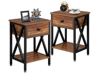 Thumbnail for Bedside Table Nightstands with Drawer
