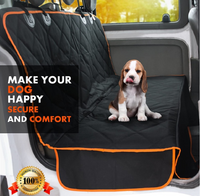 Thumbnail for Pet car seat cover hammock with easy installation straps