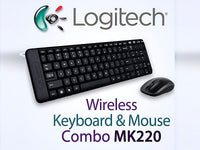 Thumbnail for Logitech MK220 wireless keyboard and mouse