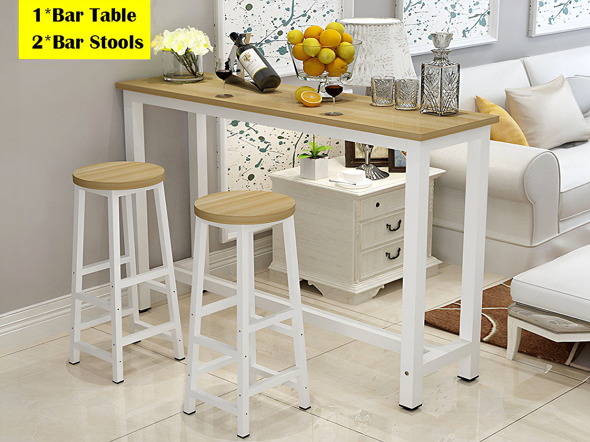 Bar Table Set with Bar Stools Chairs