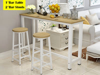Thumbnail for Bar Table Set with Bar Stools Chairs
