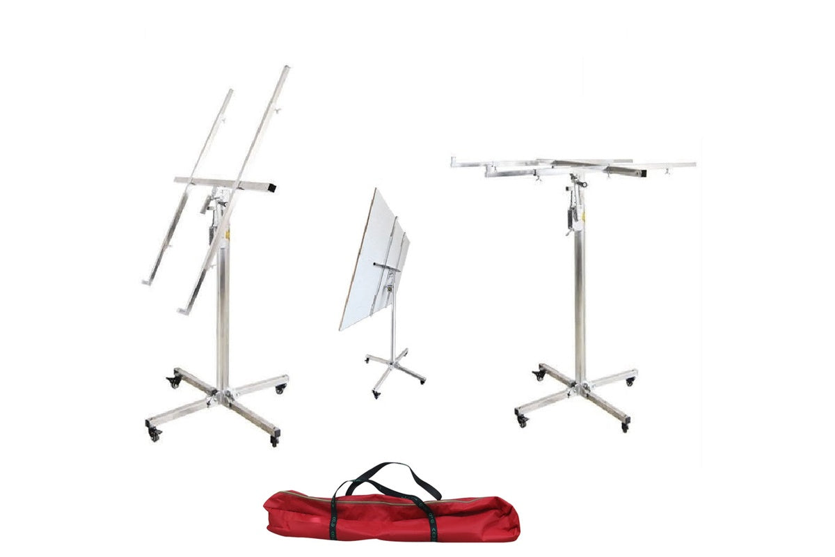 Drywall lifter lifting plasterboard panel