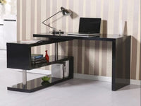 Thumbnail for Computer Desk Table with Bookshelf
